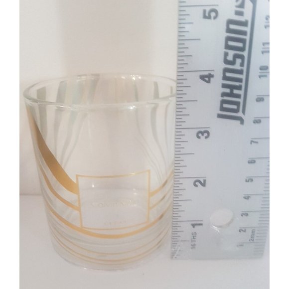 Calvin Klein 4” Whiskey Glass Candle Holder Votive Designer NO CANDLE Ness Frag - Picture 5 of 10